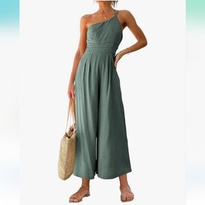 Elegant Women's Slate 🩶 Jumpsuit
